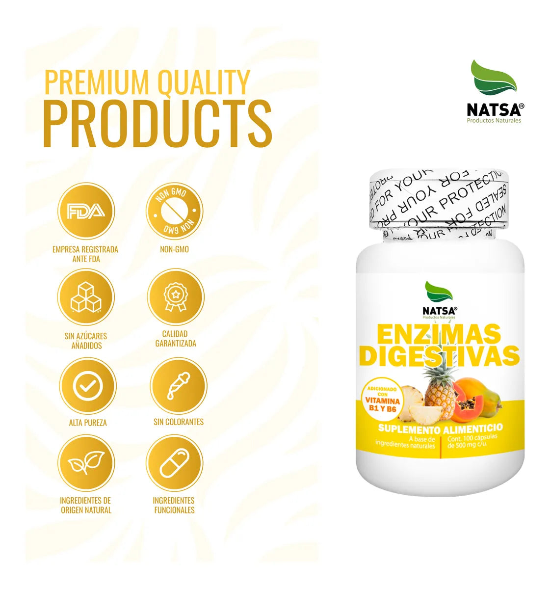 Enzimas Digestivas 100 capsulas