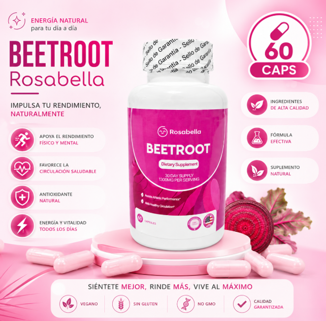 Beetroot rosabella 60 caps