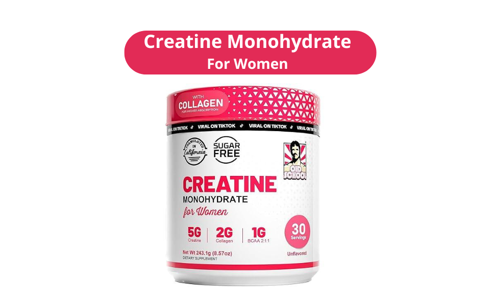 Creatine Monohydrate Powder for Women