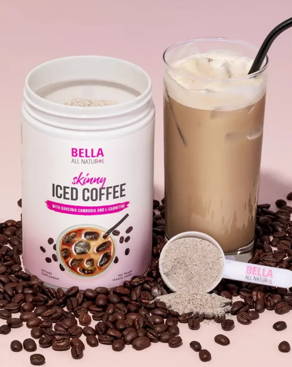 Combo iced coffe/detox